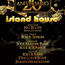 ISLAND HOUSE - 20 ANIVERSARIO . Un proyecto de Diseño gráfico y Publicidad de Jorge Peña - 01.07.2015