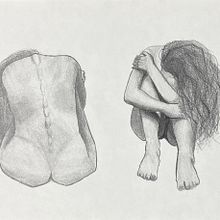 Dibuix escultura volum II. Drawing project by Sara Mateos - 03.22.2023