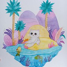 Mi proyecto del curso: Técnicas de ilustración con acuarela y gouache. Traditional illustration, Fine Arts, Painting, Watercolor Painting, and Children's Illustration project by jise84 - 03.29.2023