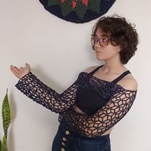 Shruggie em Crochê. Un proyecto de Artesanía y Crochet de Kátia Cristina - 29.03.2023