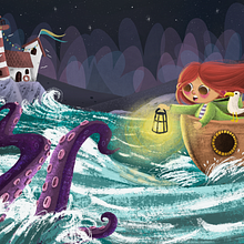 Meu projeto do curso: Ilustração infantil com Procreate: crie cenas mágicas. Traditional illustration, Digital Illustration, Children's Illustration, Digital Painting, and Picturebook project by Juliana Diógenes - 03.29.2023