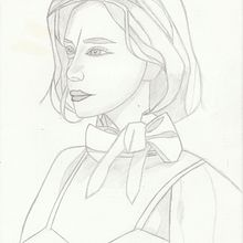 Mi proyecto del curso: Cuaderno de retratos a línea con grafito. Un progetto di Belle arti, Bozzetti, Disegno, Disegno di ritratti e Sketchbook di Ignacio Sanchez - 30.03.2023