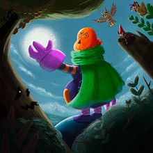 Meu projeto do curso: Ilustração infantil com Procreate: crie cenas mágicas. Traditional illustration, Digital Illustration, Children's Illustration, Digital Painting, and Picturebook project by Guiz - 03.30.2023