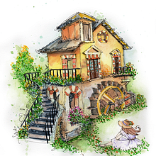 Mi proyecto del curso: Dibujo arquitectónico expresivo con marcadores de colores. Un proyecto de Bocetado, Dibujo, Ilustración arquitectónica, Sketchbook e Ilustración con tinta de Giovana Jacobo Ortiz - 29.03.2023