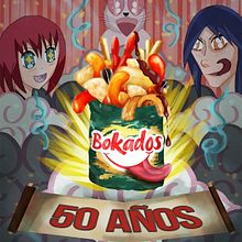 Bokados 50 Aniversario  Ein Projekt aus dem Bereich Traditionelle Illustration, Werbung und Concept Art von Edson Horacio Camarillo - 30.03.2023
