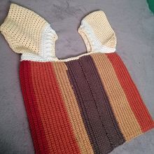 Mon projet du cours : Crochet : créez des vêtements avec une seule aiguille. Projekt z dziedziny Projektowanie mod,  Tkactwo, DIY, Sz, dełkowanie, Wzornictwo tekst i liów użytkownika Antonine Porsenna - 31.03.2023