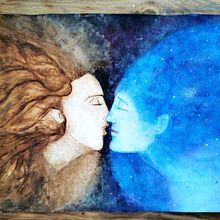 Earth and Space Ein Projekt aus dem Bereich Traditionelle Illustration von Ewa Jacyno - 30.03.2023