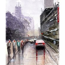 My project for course: Urban Landscapes in Watercolor. Fine Arts, Watercolor Painting, and Architectural Illustration project by ose.marviner - 03.31.2023