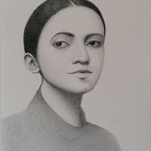 My project for course: Realistic Portrait with Graphite Pencil. Un proyecto de Ilustración tradicional, Bellas Artes, Bocetado, Dibujo a lápiz, Dibujo, Dibujo de Retrato, Dibujo realista, Dibujo artístico y Dibujo anatómico de giuseppe_m - 31.03.2023
