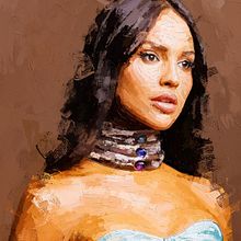 She is Eiza Gonzales - My Project in Portrait Painting by Rod Lovell. Design, Traditional illustration, Advertising, Crochet, Pencil Drawing, Drawing, Portrait Drawing, Realistic Drawing, Artistic Drawing, Figure Drawing, Colored Pencil Drawing, Fine Arts, Arts, Crafts, Painting, Watercolor Painting, Acr, lic Painting, Oil Painting, Digital Painting, Gouache Painting, Matte Painting, Decorative Painting, Portrait Photograph, Photograph, Post-production, Portfolio Development, Self-Portrait Photograph, Digital Illustration, Fashion Design, Fashion Illustration	, Decoration, Interior Decoration, Instagram, Instagram Photograph, and Photograph project by Rod Lovell - 03.29.2023