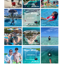 Mi proyecto del curso: Diseño de feed de Instagram para ¨LOS MARINS¨. Graphic Design, Marketing, Social Media, Instagram, and Digital Design project by samantha_chaderton - 03.28.2023