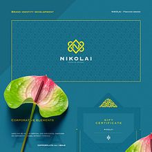 Fashion boutique «Nikolai» — Corporate identity. Een project van  Ontwerp, Logo-ontwerp, Grafisch ontwerp,  Br, ing en identiteit y  Modeontwerp van Dvo Design - 31.03.2023