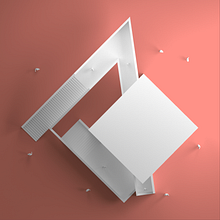 A Bridged Cube. Un proyecto de 3D, Arquitectura, Arquitectura interior, Ilustración digital, Modelado 3D, Arquitectura digital y Visualización arquitectónica de Abhinava Sen - 31.03.2023