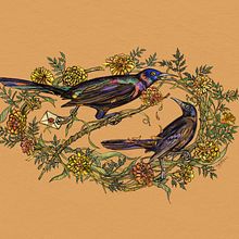 My project for course: Natural Illustration with Digital Painting . % Mary Jill Lemieur tarafından hazırlanan Geleneksel illüstras, on, Çizim, Dijital İllüstras, on, Gerçekçi Çizim, Dijital Bo, ama, Doğalcı İllüstras, Ve on projesi - 03.31.2023