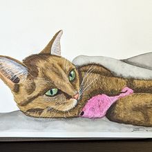 Mon projet du cours : Techniques expérimentales d’aquarelle pour débutants. Traditional illustration, Fine Arts, and Watercolor Painting project by Janik Carrier - 03.31.2023