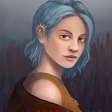 My project for course: Female Character Portraits in Procreate. Traditional illustration, Digital Illustration, and Digital Drawing project by Ksenia Mukhina - 03.26.2023