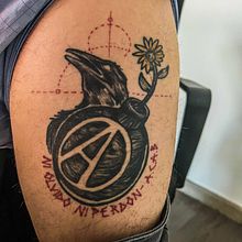 Mi proyecto del curso: Tatuaje para principiantes. Un proyecto de Diseño de tatuajes de Luis Farit Castillo Maradiaga - 31.03.2023