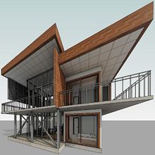 Mi proyecto del curso: Diseño y modelado arquitectónico 3D con Revit. 3D, Architecture, Interior Architecture, 3D Modeling, Digital Architecture, and ArchVIZ project by Daniel Lesmes Sanchez - 03.28.2023