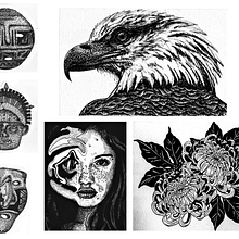 Mi proyecto del curso: Diseño de tatuajes Blackwork. Traditional illustration, Digital Illustration, and Tattoo Design project by Juan Murte Agudelo - 03.31.2023