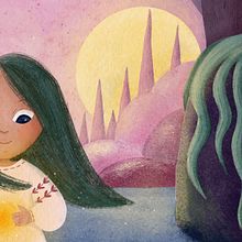 My project for course: Children’s Illustration with Procreate: Paint Magical Scenes. Projekt z dziedziny Trad, c, jna ilustracja, Ilustracja c, frowa, Ilustracje dla dzieci, Malarstwo c, frowe i Książka obrazkowa użytkownika Illustasiia - 01.04.2023