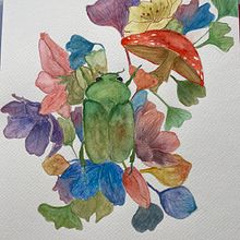 Mi proyecto del curso: Dibujo y composición naturalista en acuarela. Traditional illustration, Drawing, Watercolor Painting, and Naturalistic Illustration project by Maria Jose Rodriguez Ocando - 04.01.2023