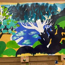 My project for course: Acrylic Painting Step by Step: Create Incredible Landscapes. Un proyecto de Ilustración tradicional, Pintura, Pintura acrílica y Sketchbook de noracumplido - 01.04.2023