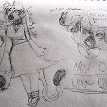 New oc! Cringy fnaf one. Un proyecto de Ilustración tradicional y Diseño de Snowberry Icesilk - 31.03.2023