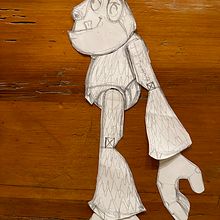 My project for course: Wooden Marionettes: Making Puppets from Scratch. Projekt z dziedziny Craft i Obróbka drewna użytkownika danmusick - 01.04.2023