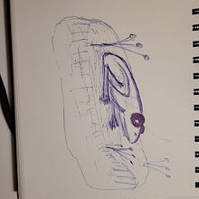 Meu projeto do curso: Ilustração de sketchbook à caneta: transforme seus erros. Sketching, Drawing, Sketchbook & Ink Illustration project by alisergios - 07.20.2023