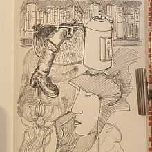 Mein Abschlussprojekt für den Kurs: Zeichentechnik für Anfänger: Trainiere deine Beobachtungsgabe. Sketching, Pencil Drawing, Drawing, Sketchbook & Ink Illustration project by afritschek - 04.02.2023