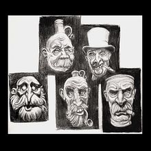 73-77/100 Heads Challenge. Un progetto di Bozzetti, Disegno di ritratti e Disegno di Heather - 27.03.2023