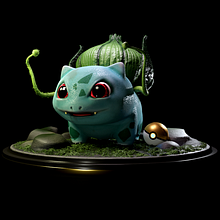 Bulbasaur. Un progetto di 3D, Modellazione 3D, Character design 3D e Progettazione 3D di Julian Osorio - 02.04.2023