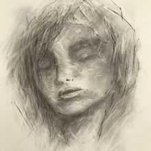 My project for course: Artistic Charcoal Portraiture: Creating Atmosphere. Traditional illustration, Fine Arts, Drawing, Portrait Drawing, Realistic Drawing, and Artistic Drawing project by Joelle Green - 04.01.2023