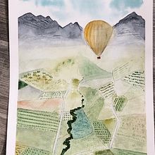 Mi proyecto del curso: Paisajes en acuarela: técnicas y herramientas experimentales. Projekt z dziedziny  Sztuki piękne,  Malarstwo i Malowanie akwarelą użytkownika Rocio Romero - 03.04.2023