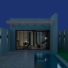 Mi proyecto del curso: Visualización arquitectónica con V-Ray para SketchUp. Architecture, Interior Architecture, Digital Architecture, and ArchVIZ project by Mishell Rodríguez - 04.02.2023