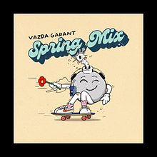 Vazda Garant Spring Mix Artwork Ein Projekt aus dem Bereich Design, Traditionelle Illustration, Musik, Animation und Design von Figuren von Sanja Grozdanovic - 03.04.2023