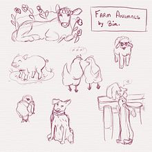 Meu projeto do curso: Ilustração de personagens adoráveis inspirados na natureza. Character Design, Drawing, Digital Illustration, and Digital Drawing project by Bia - 04.03.2023