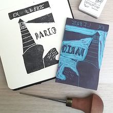 Mi proyecto del curso: Creación de sellos con tipografía e imágenes. Ilustração tradicional, Artesanato, Artes plásticas, Tipografia, Estampagem, e Gravura projeto de Darío y Carla Álvarez Pardal - 03.04.2023