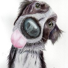 Mi proyecto del curso: Retratos expresivos de animales en acuarela. Projekt z dziedziny Trad, c, jna ilustracja, Malowanie akwarelą, R, sunek realist, czn, Ilustracja naturalist i czna użytkownika Luis Alejandro Robayo León - 03.04.2023