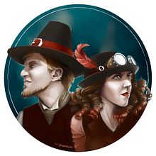 Avatar · Fiction Raiders. Un projet de Illustration traditionnelle de Viena Bantulà - 15.06.2019