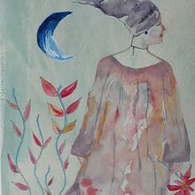 Meu projeto do curso: Ilustração com tinta acrílica: crie universos mágicos. Un proyecto de Ilustración tradicional, Pintura, Creatividad y Pintura acrílica de Nádia Regina Almeida Manzon - 04.04.2023