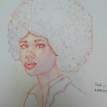 My project for course: Vibrant Portrait Drawing with Colored Pencils. Un proyecto de Dibujo, Dibujo de Retrato, Sketchbook y Dibujo con lápices de colores de Palika Treerattanawareesin - 04.04.2023