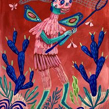 Cartas de Tarot. Een project van Traditionele illustratie, Schilderij,  Creativiteit,  Acr, lschilderij y Tekenen met kleurpotloden van Victor Serrano Orozco - 04.04.2023