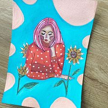 Girl. Traditional illustration project by Cris N Sunny Shukla - 04.04.2023