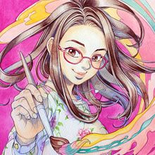 Mi proyecto del curso: Retratos de estilo manga en acuarela. Un proyecto de Ilustración tradicional, Diseño de personajes, Cómic, Pintura a la acuarela y Manga de Andrea Jen - 04.04.2023