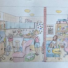 Meu projeto do curso: Sketching criativo: dê vida e detalhes às suas ilustrações. Traditional illustration, Sketching, Pencil Drawing, Drawing, Watercolor Painting, Sketchbook & Ink Illustration project by Larissa Galastri - 04.04.2023