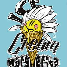 Ice Cream Margherita. Design, Traditional illustration, Advertising, Character Design, Editorial Design, Street Art, Lettering, Vector Illustration, Drawing, Poster Design, Logo Design, Digital Illustration, Instagram, and Digital Design project by Andrea Moral García - 11.29.2022
