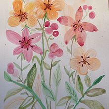 Mi proyecto del curso: Acuarela floral: conecta con la naturaleza. Traditional illustration, Painting, Watercolor Painting, and Botanical Illustration project by silviasfg - 04.02.2023