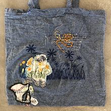 My project for course: Embroidery: Clothing Repair. Un proyecto de Bordado, Costura, DIY, Upc, cling y Diseño textil de Stella - 03.04.2023
