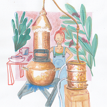 Mon projet du cours : Carnet de croquis pour explorer votre style de dessin. Traditional illustration, Creativit, Drawing, Watercolor Painting, Sketchbook, and Gouache Painting project by Canelle - 04.01.2023